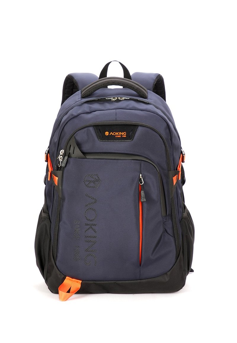 AOKING悬浮护脊减重人体工学书包背包 SN57605 深蓝色 - 后背包/双肩包 - 环保材料 蓝色