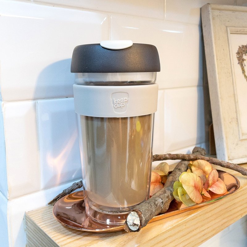 澳洲 KeepCup 双层隔热杯/咖啡杯/环保杯/手拿杯 L - 伯爵茶 - 咖啡杯/马克杯 - 玻璃 透明