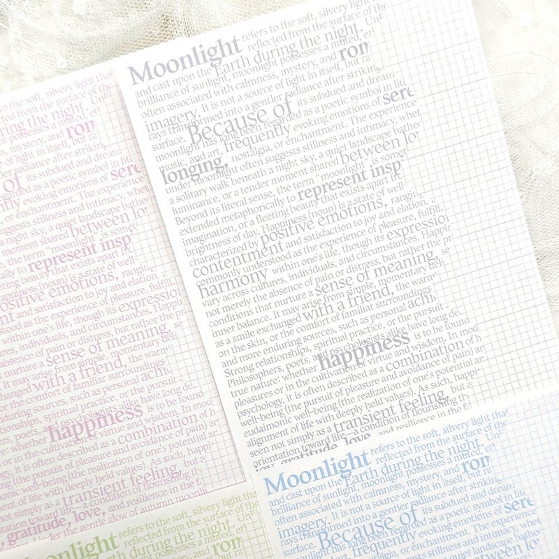 ：Dream Page：双面印刷纸张 (120g) - 信封/信纸 - 纸 