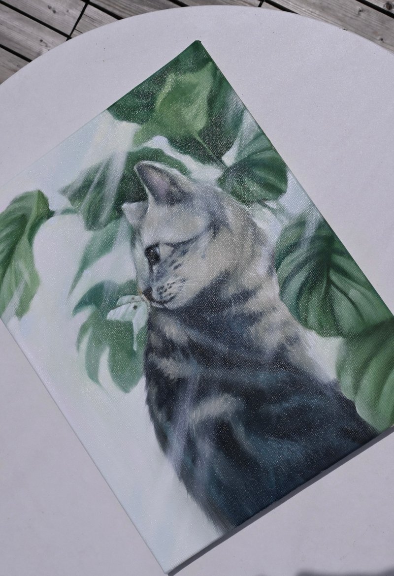 pet oil painting - 插画/绘画/写字 - 颜料 