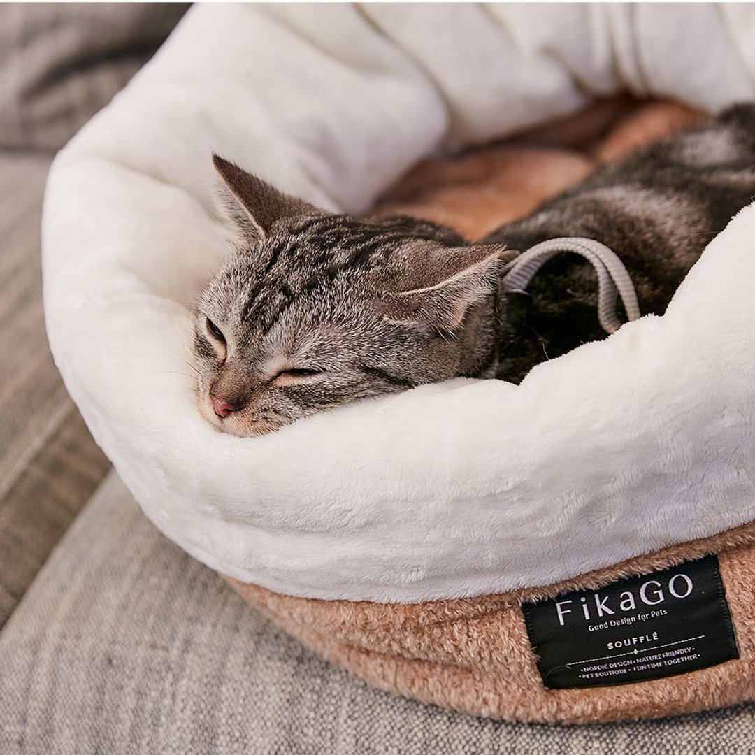 【猫物严选】Soufflé 舒芙蕾 宠物窝 猫窝 猫床 游戏床 - 床垫/笼子 - 聚酯纤维 卡其色