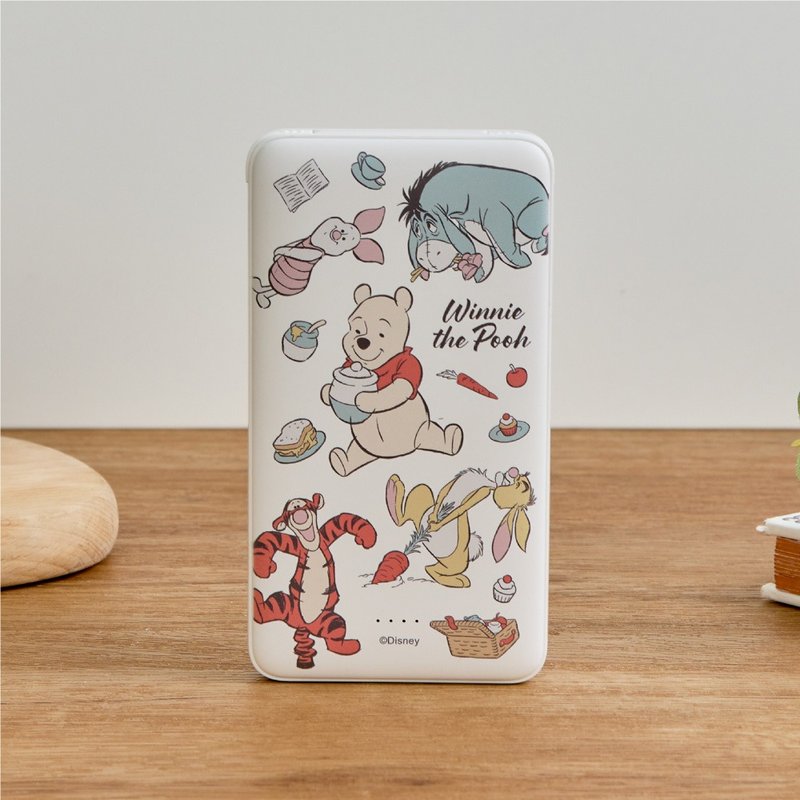 Disney小熊维尼-野餐乱花双线快充10000mAh行动电源 - 充电宝/传输线 - 塑料 多色