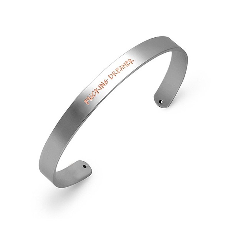 黄铜标语手环 Solo Basic Brass Bracelet - 手链/手环 - 其他金属 