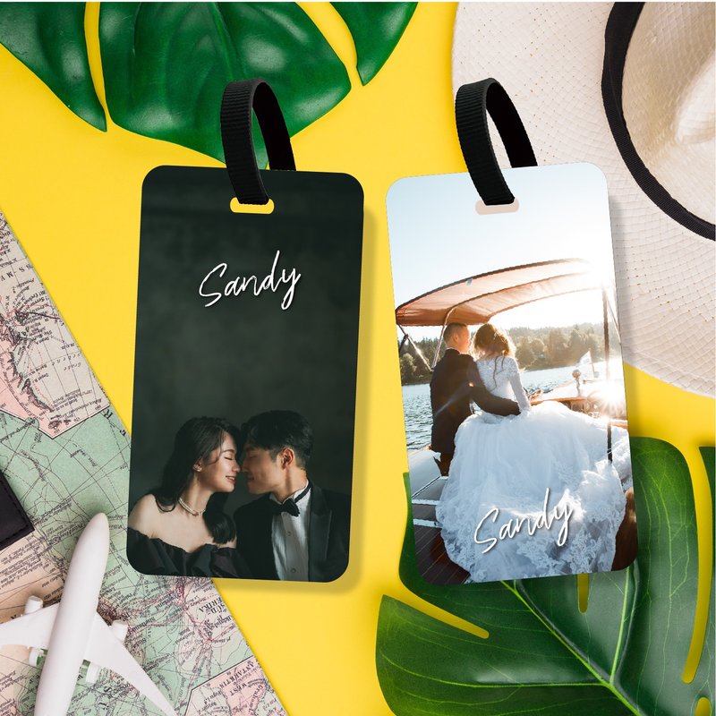 【定制化吊牌_纪念照】行李吊牌一片就能印/背包吊饰/生日礼物 - 行李吊牌 - 塑料 