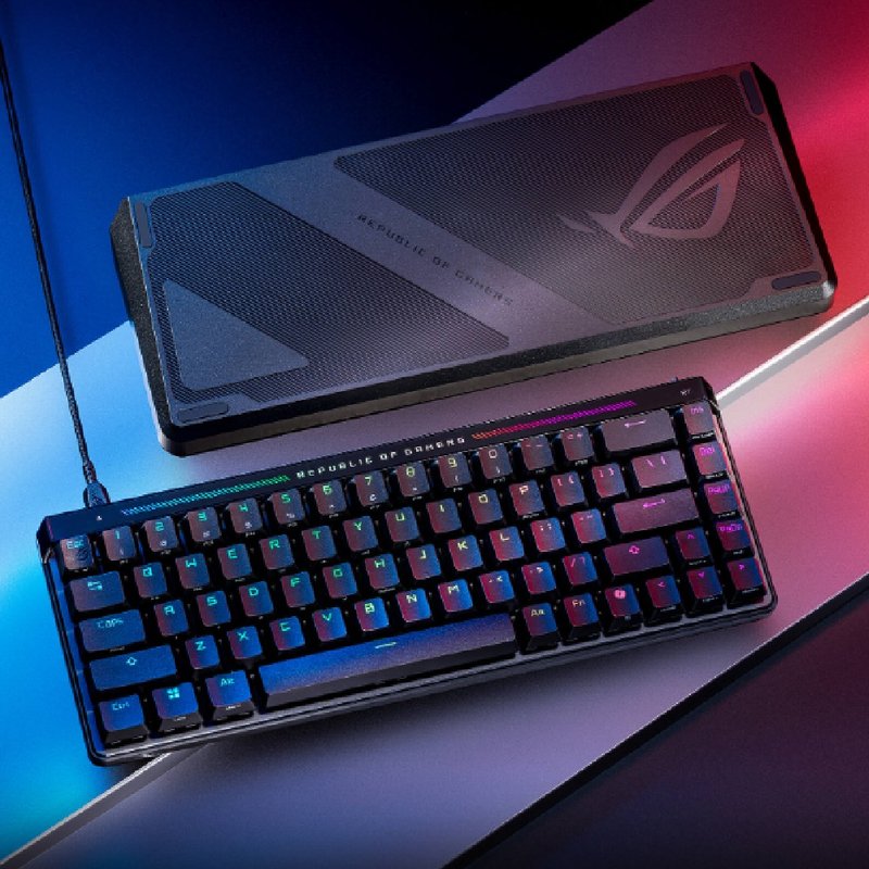 ASUS 华硕 ROG Falchion Ace HFX 磁轴电竞键盘 - 电脑配件 - 塑料 黑色