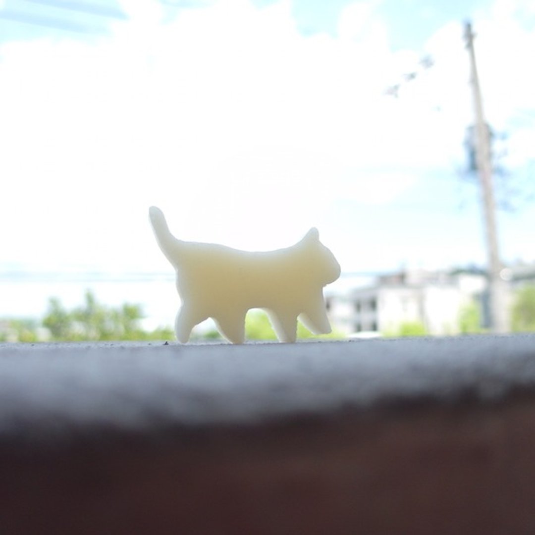 ☆Rainbow forest☆ Cat walk 手工皂 订制  婚礼小物 宠物 生日礼物 毕业礼物 圣诞节礼物 交换礼物 新年礼物 - 肥皂/手工皂 - 植物．花 白色