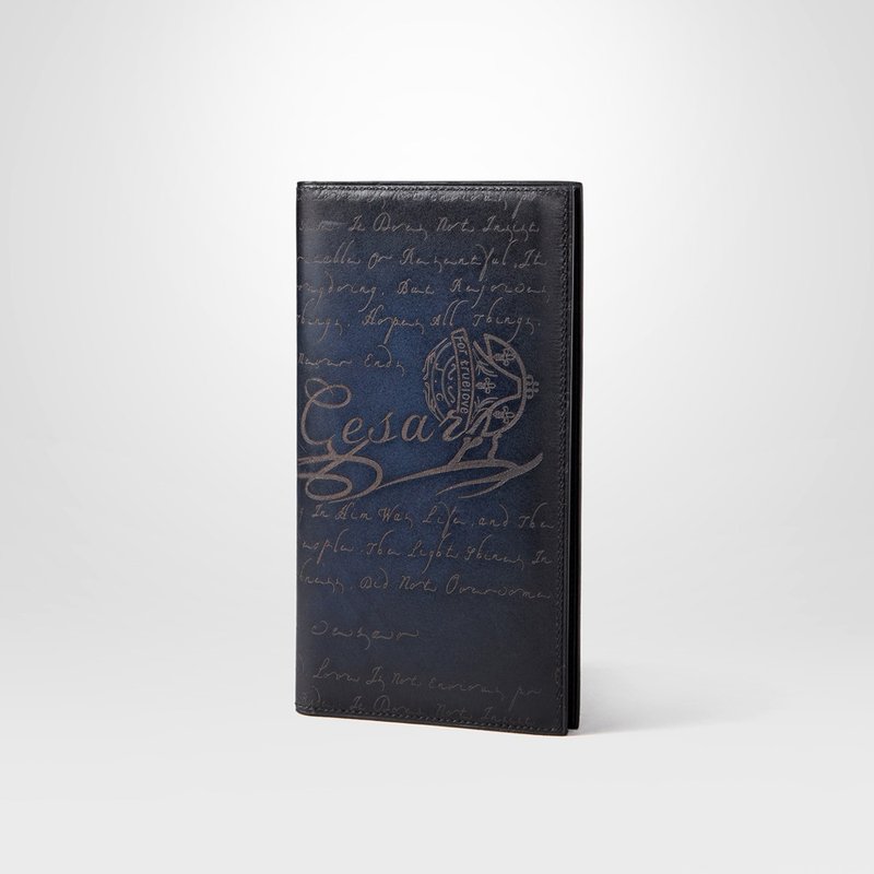 男朋友圣诞礼物长款钱包小牛皮钱夹男士真皮多卡位皮夹子 - 皮夹/钱包 - 真皮 多色