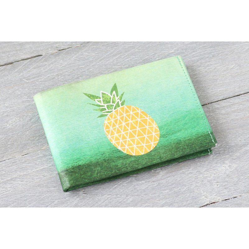 【绿色生活 9折】德国 Paprcuts.de 零钱短夹-凤梨 - 皮夹/钱包 - 纸 