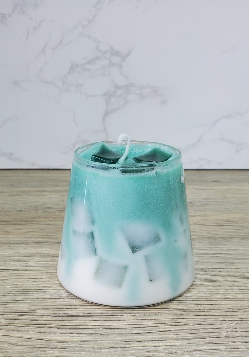 matcha latte 抹茶拿铁香芬蜡烛 - 蜡烛/烛台 - 蜡 绿色