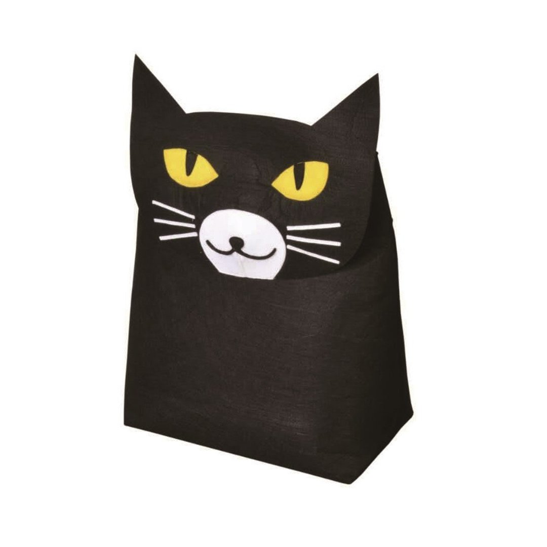 KOMPIS北欧风动物造型收纳袋-猫咪  玩具 衣物 尿布  杂物  收纳 - 收纳用品 - 聚酯纤维 灰色