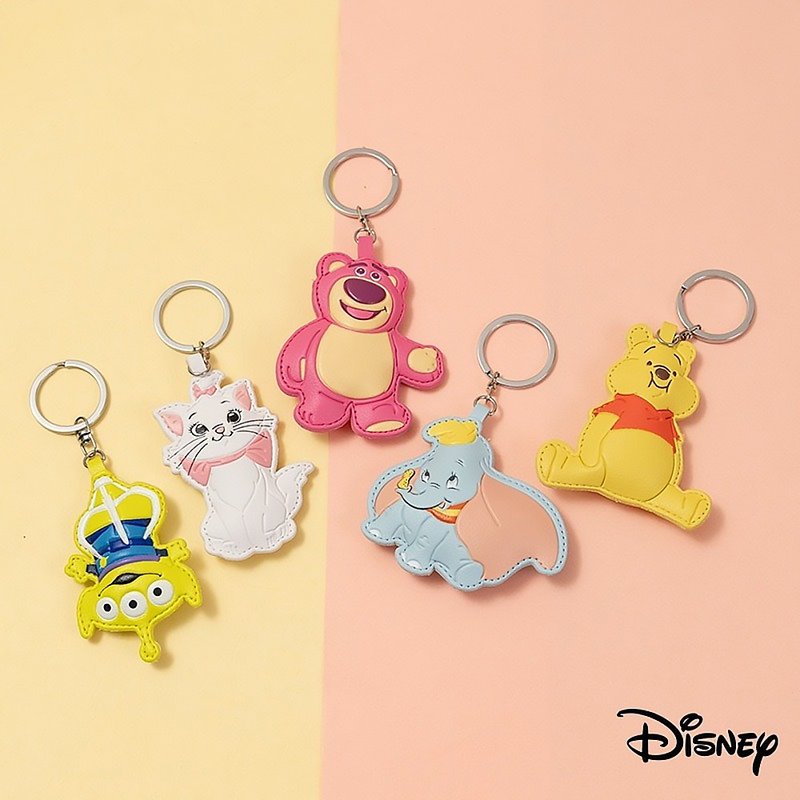 【疗愈小物】迪士尼 Disney 立体Q萌鼓鼓皮革钥匙圈 钥匙扣 吊饰 - 钥匙链/钥匙包 - 其他材质 