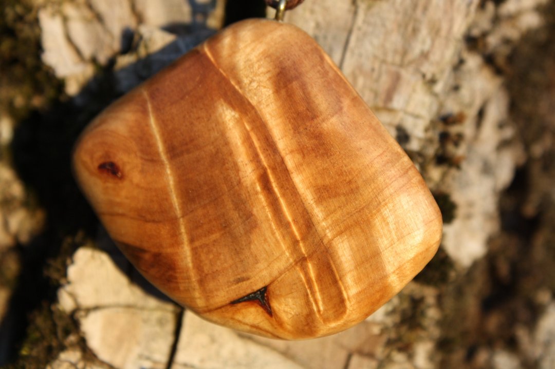 Jewelry Forest Style Druid Amulet Pendant Wood Unique Natural Texture Fantasy - 项链 - 木头 