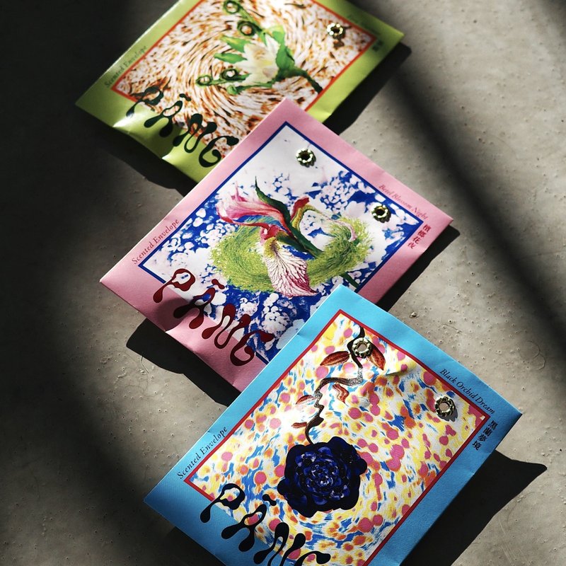 【组合优惠】菱壳炭 信封香氛袋 三入组 香气任选 | 环保质感香氛 - 香薰/精油/线香 - 环保材料 多色