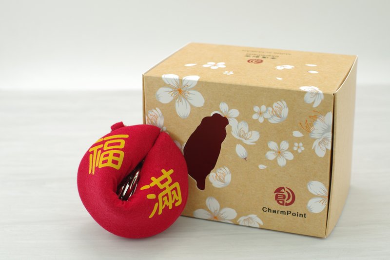 【钱母包:大福满/金色】直径6.5厘米/放平安符/自带/充满正能量 - 零钱包 - 棉．麻 