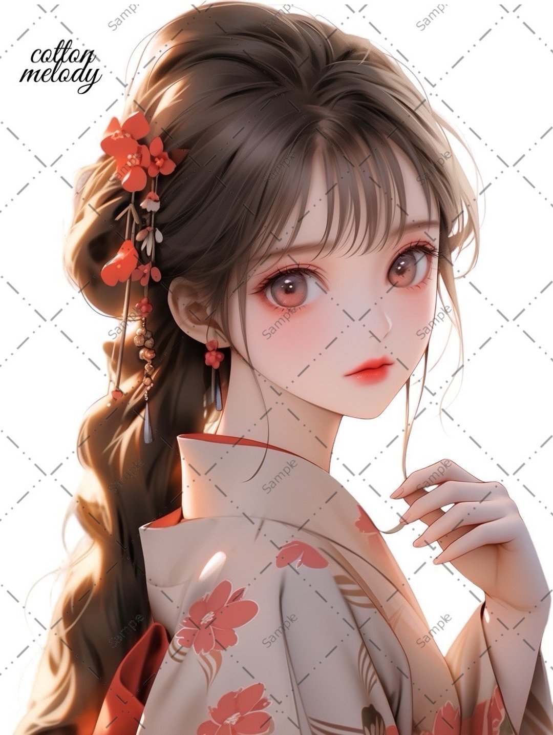 原创贴纸 No.328 人物贴纸 原创贴纸 女孩贴纸 原创人物贴纸 - 贴纸 - 纸 