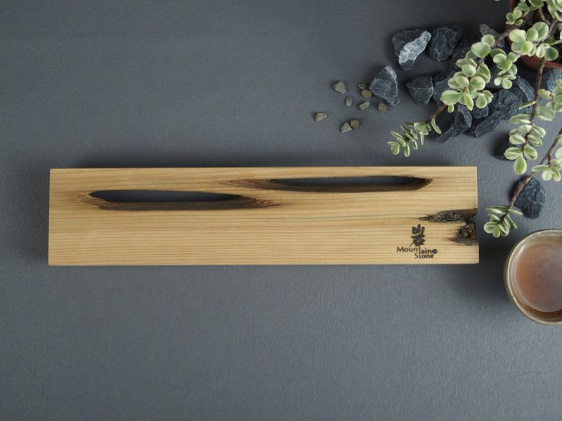 岩选B - 风化桧木盘  茶盘.植栽盘.摆饰 - 茶具/茶杯 - 木头 咖啡色