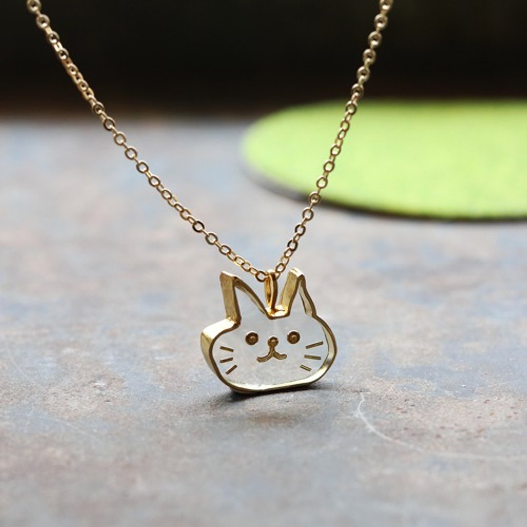 猫咪 | 项链 | N328 - 项链 - 其他金属 金色