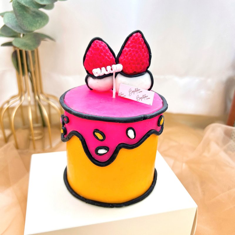 定制化 仿真蛋糕 香氛蜡烛 体验课程 - 蜡烛/香氛 - 蜡 