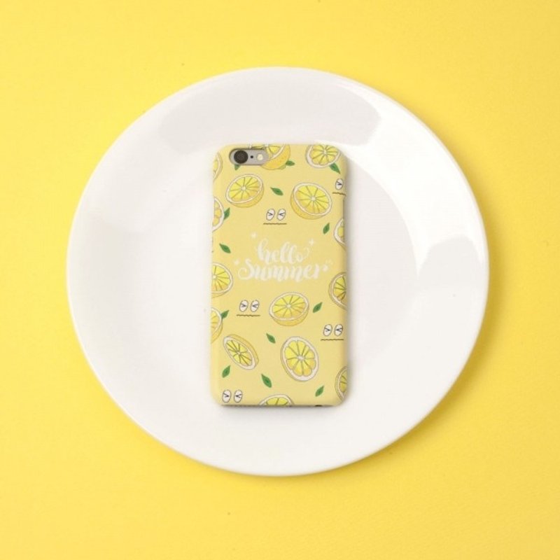 “夏日水果盘／酸～”温柔触感韩制抗刮手机壳[定制iphone三星 LG] - 手机壳/手机套 - 其他材质 