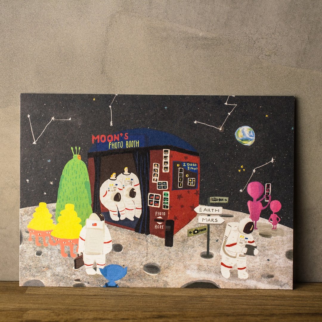 星球快照亭 - 明信片 - 卡片/明信片 - 纸 
