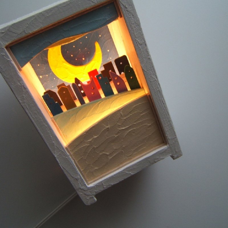 小休息镇 7 - 灯具/灯饰 - 木头 蓝色