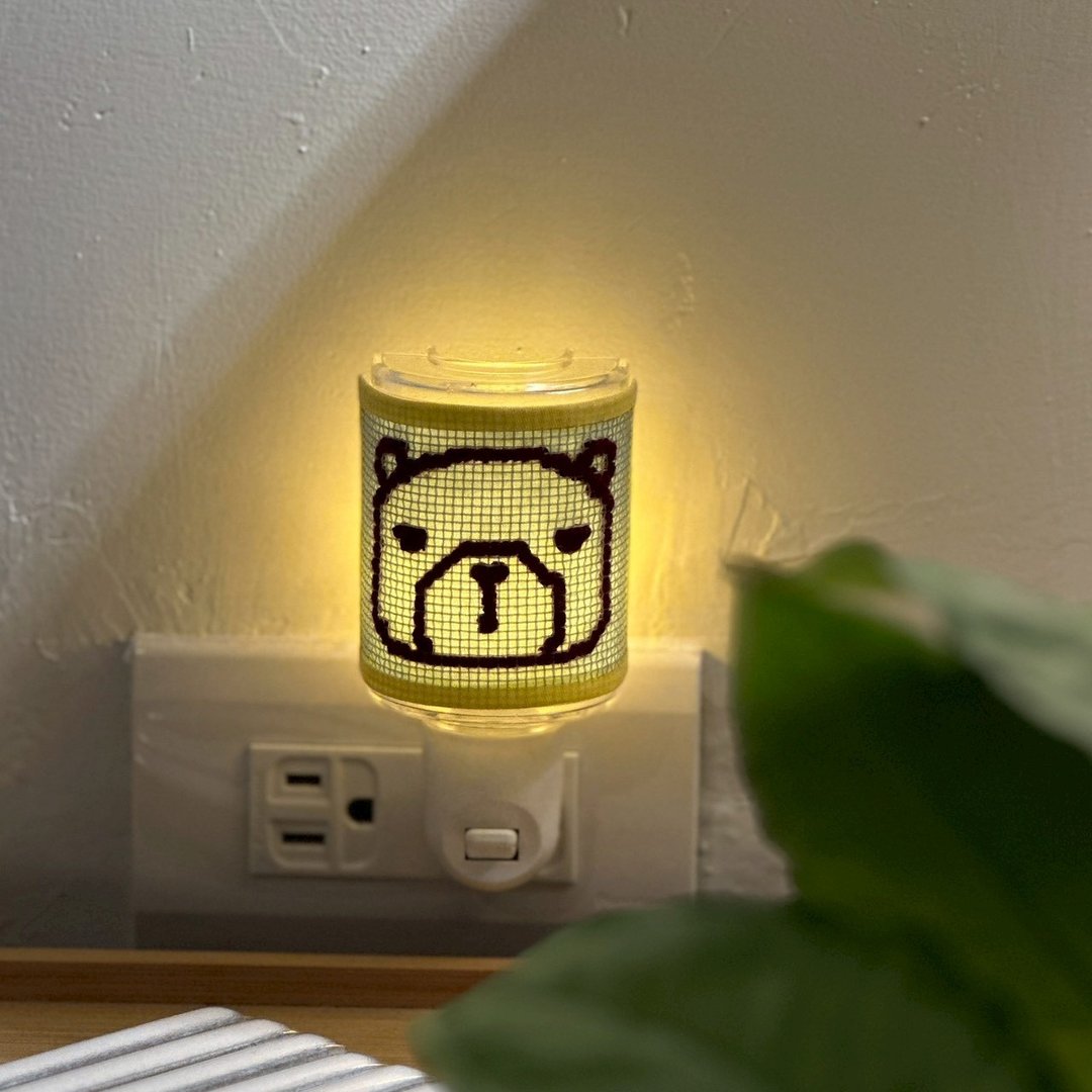 手工编织 MIT 动物夜灯 宠物系列 - 水豚/犬/熊/猫 - 灯具/灯饰 - 棉 