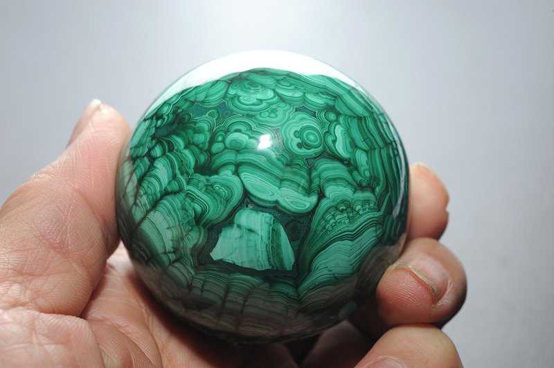 孔雀石带财眼有求必应 开运/招财/防小人 - 摆饰 - 宝石 