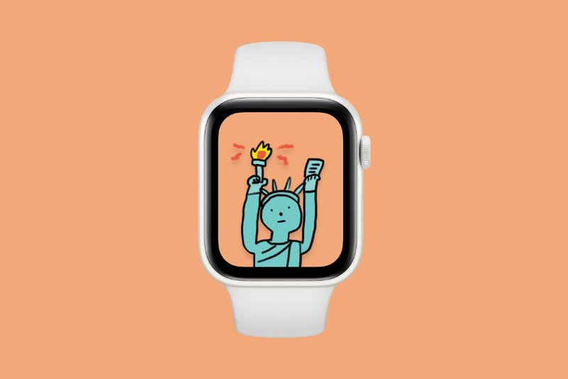 Apple Watch Wallpaper,Decor,Digital Painting - New York - 电脑手机桌布/贴图/App 图示 - 其他材质 