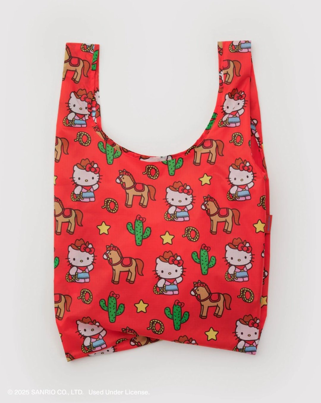 BAGGU环保收纳购物袋 - 标准 - Hello Kitty Western - 手提包/手提袋 - 防水材质 红色