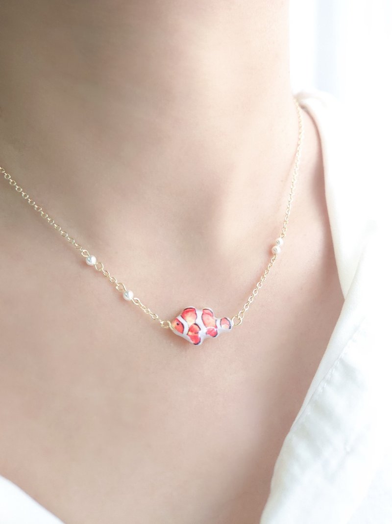 【动物们 No.005】小丑鱼 . 项链 - 项链 - 树脂 