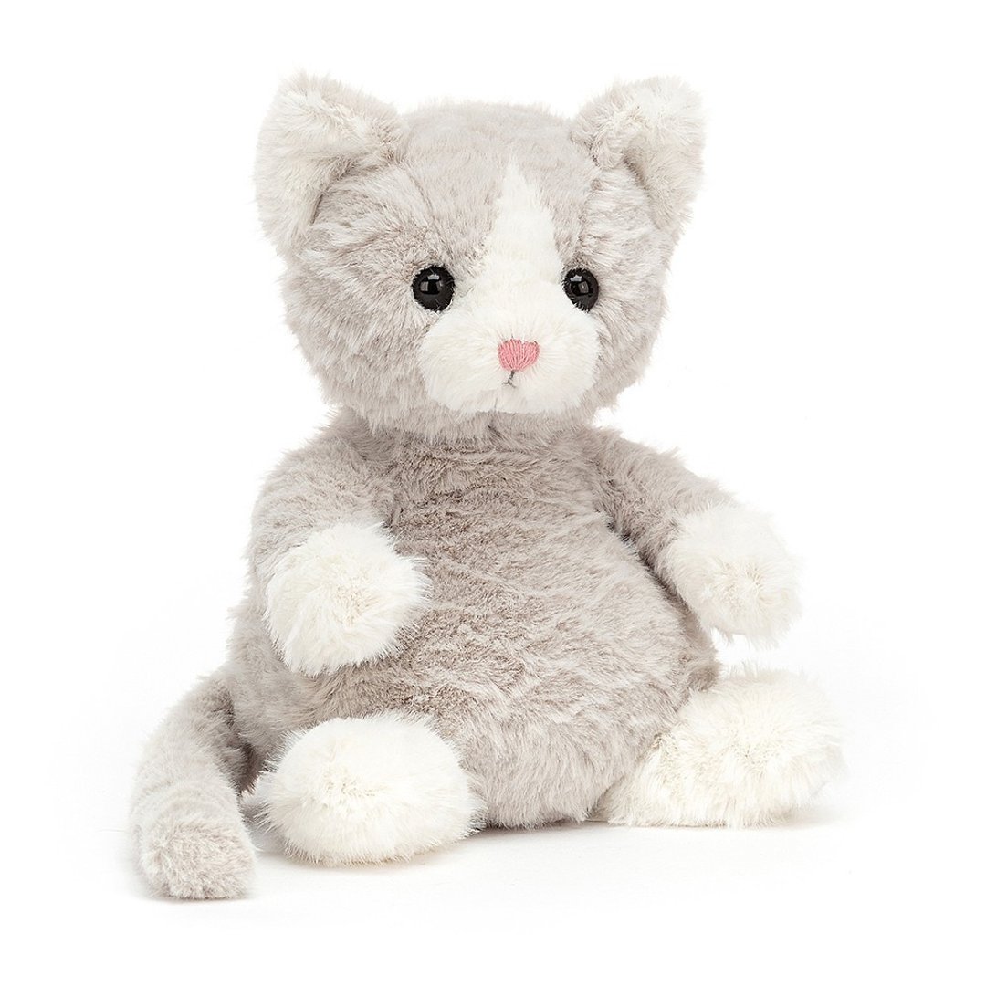 Mitten Kitten Sandy 胖胖猫 - 玩偶/公仔 - 聚酯纤维 灰色