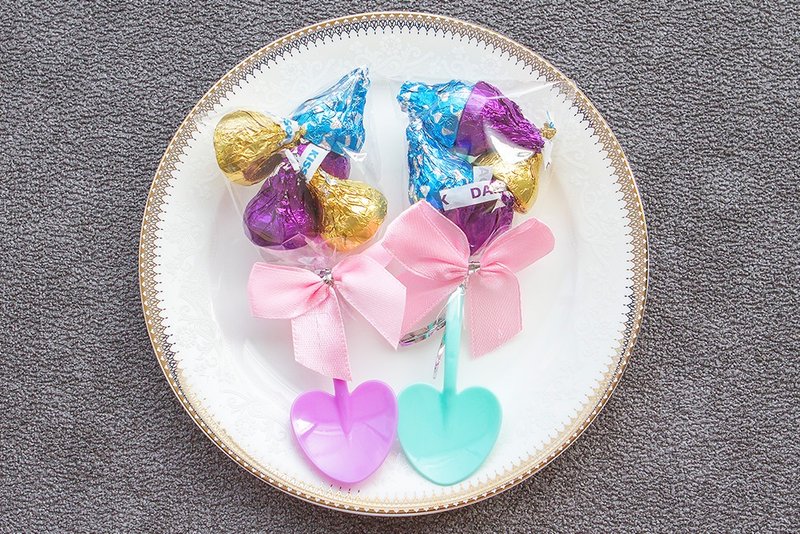 幸福铲子 水滴巧克力5入 - 巧克力 - 新鲜食材 多色