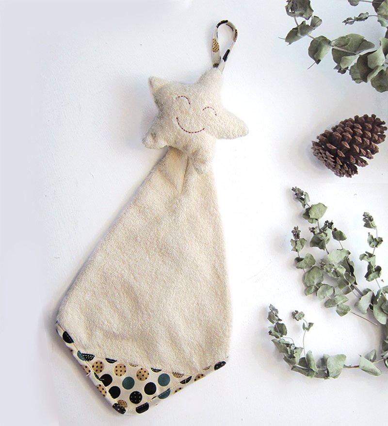 星星擦手巾-笑笑脸 - 毛巾浴巾 - 棉．麻 