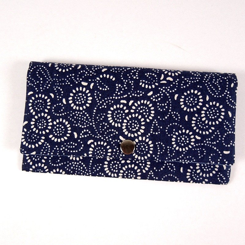 红包袋 存摺 现金收纳袋-蓝染花 - 皮夹/钱包 - 其他材质 蓝色