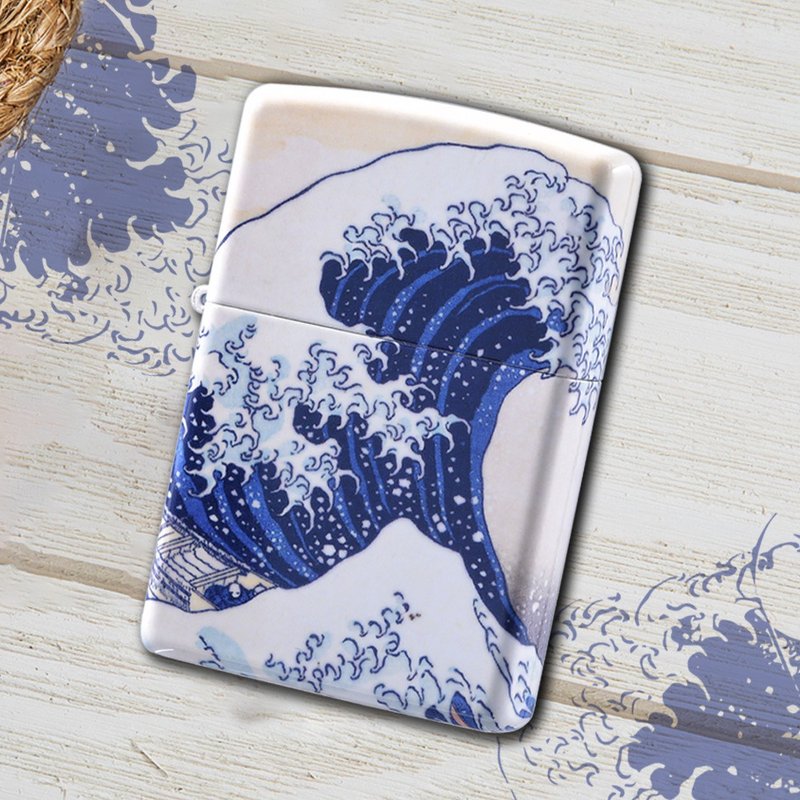 【ZIPPO官方旗舰店】惊滔骇浪防风打火机 Z1-038 - 其他 - 铜/黄铜 白色