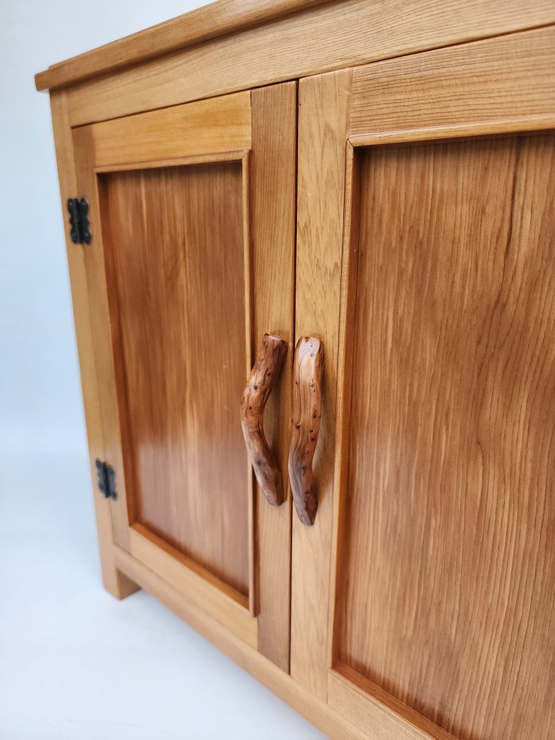 【Woodfun玩木趣】 桧木两门抽屉柜 结婚入厝送礼 - 收纳用品 - 木头 