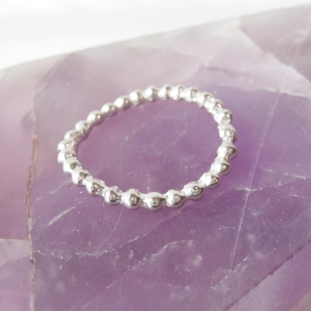 Grain Silver ring - 戒指 - 其他金属 