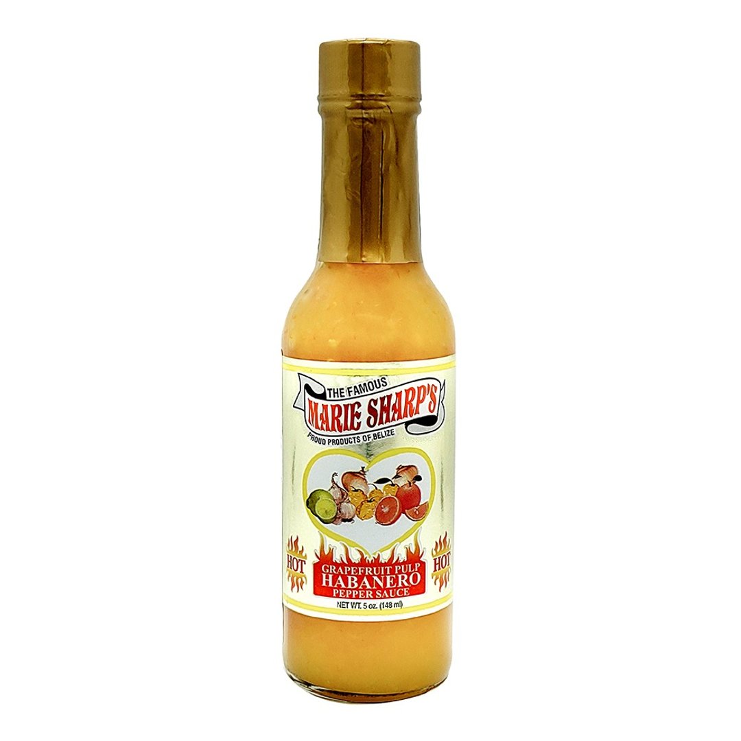 夏普奶奶 Marie Sharp's 葡萄柚伯利兹辣椒酱【大瓶装 148ml】 - 酱料/调味料 - 玻璃 多色