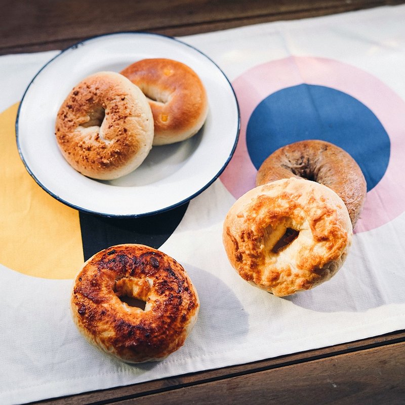 野餐去！精选贝果组合 - 面包/吐司 - 新鲜食材 绿色