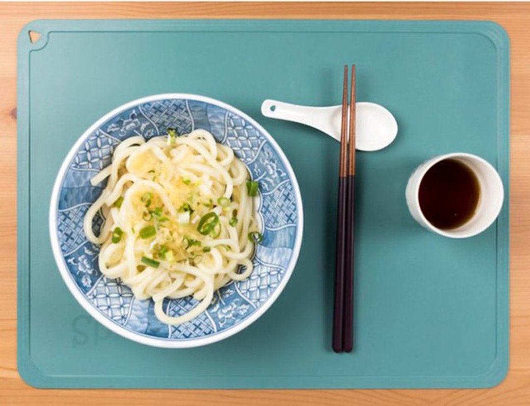 【Sprourtee小豆芽】 北欧系列  风格 环保硅胶餐垫1入-莫兰迪绿 - 餐垫/桌巾 - 硅胶 