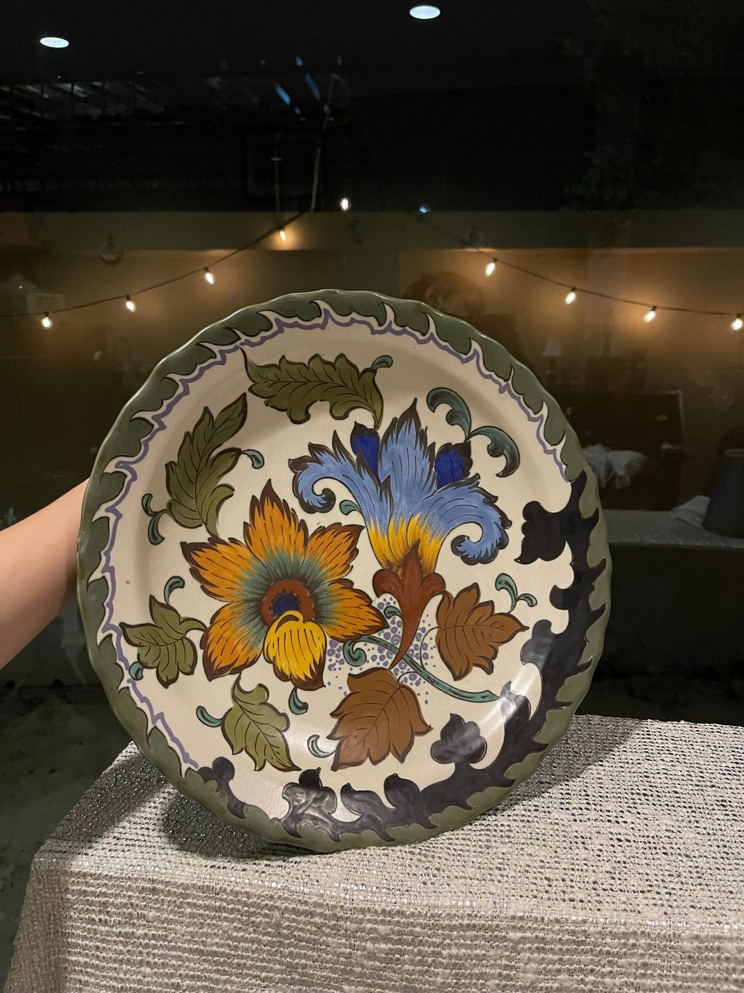 20 世纪 50 年代 Gouda Holland 拼盘 - 花瓶/陶器 - 陶 多色