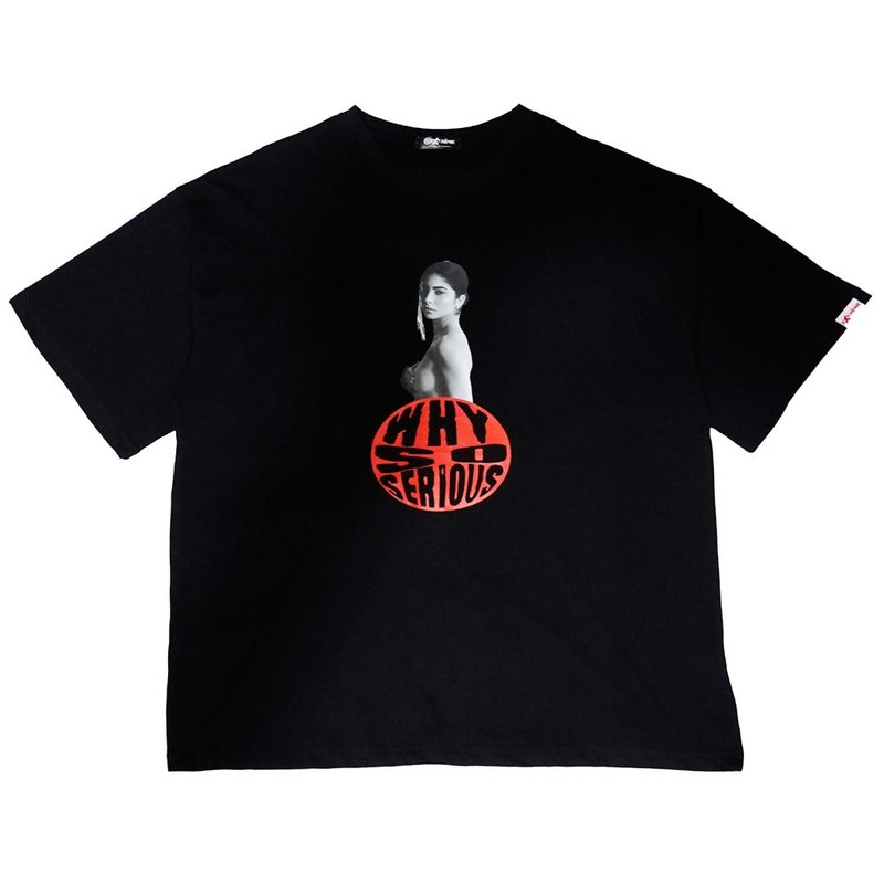 MIT有机棉宽版T恤 何必较真 - 男装上衣/T 恤 - 棉．麻 