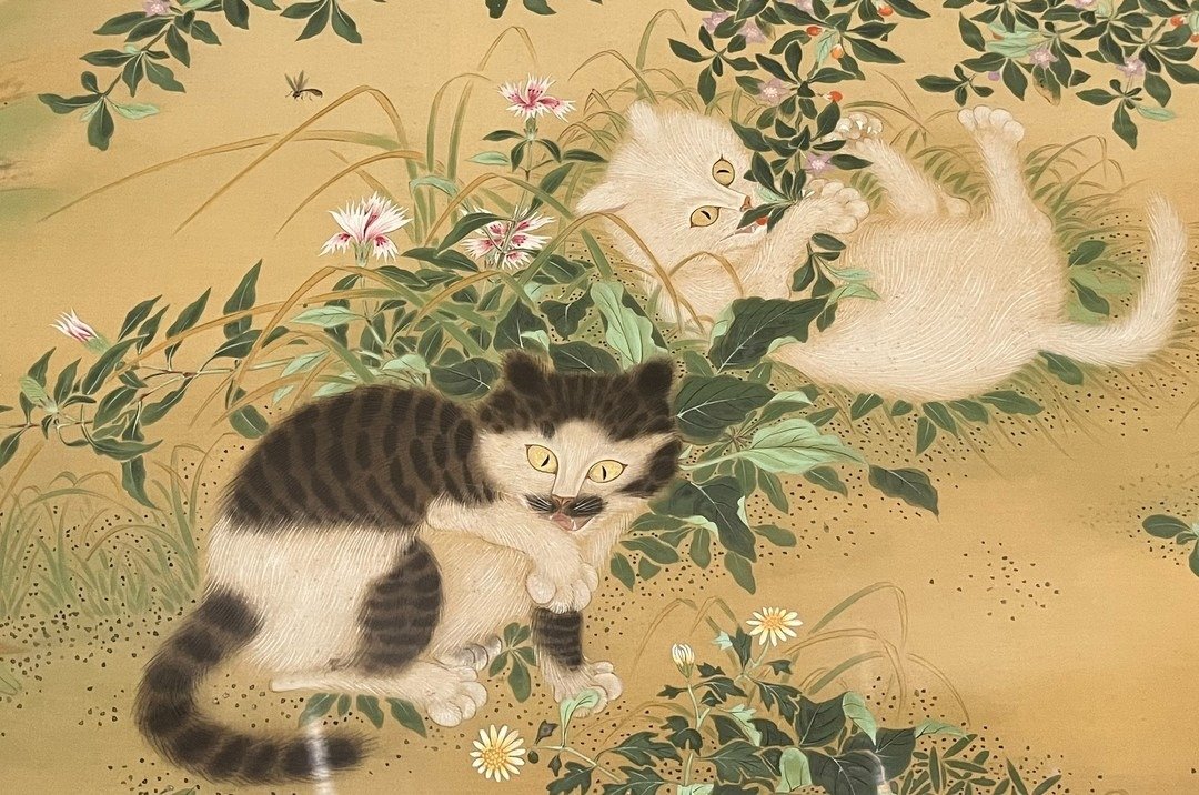 经典藏品明信片 四季花草与猫儿 - 卡片/明信片 - 纸 
