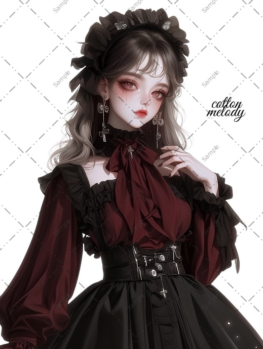 原创贴纸 no.1403 人物贴纸 原创贴纸 人物贴纸 女孩贴纸 原创人物贴纸 - 贴纸 - 纸 