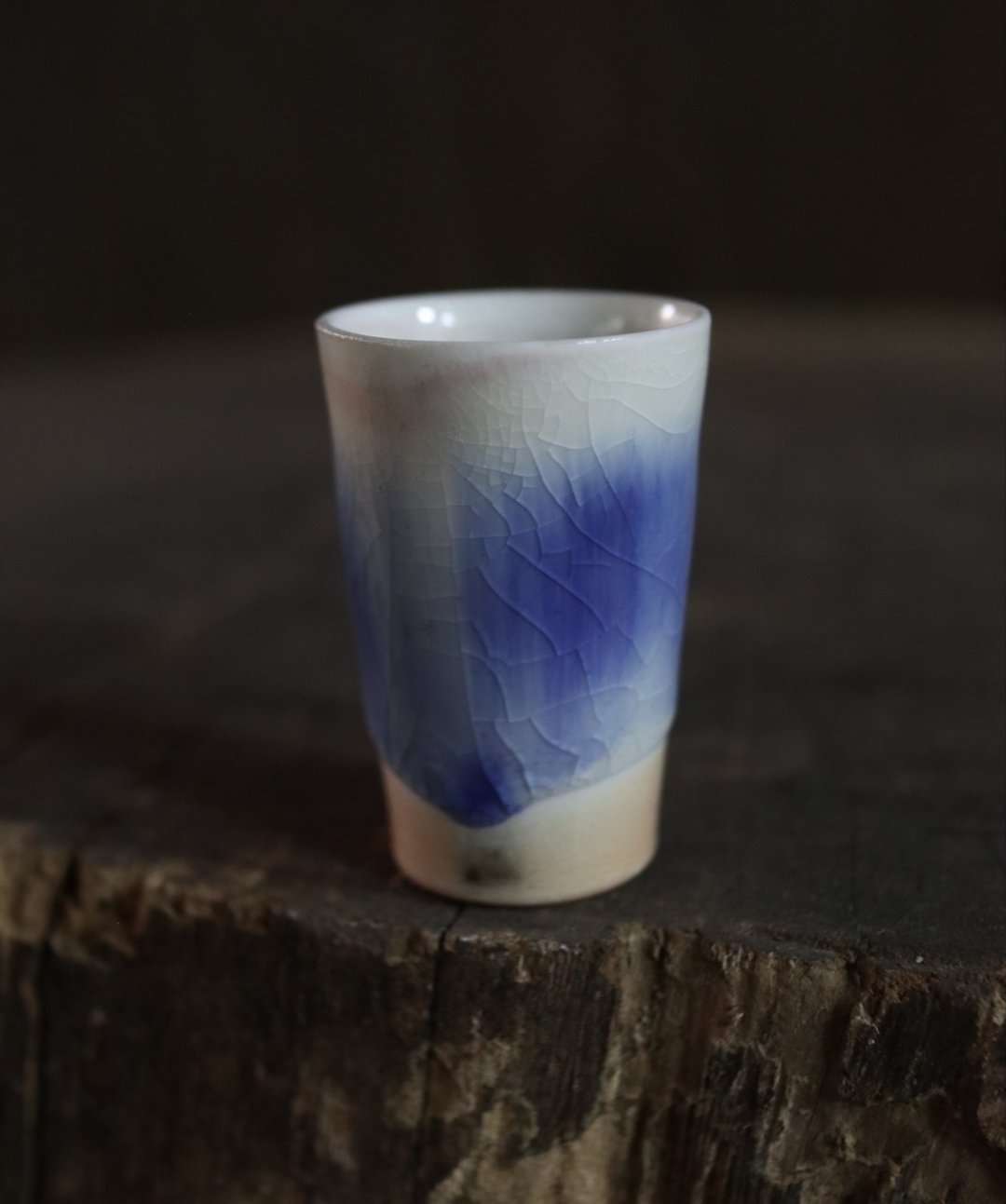 柴烧钴蓝小杯 / 清酒小杯 - 酒杯/酒器 - 瓷 蓝色