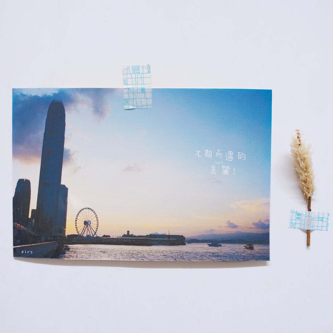 不期而遇的美丽 ! 明信片 - 卡片/明信片 - 纸 蓝色