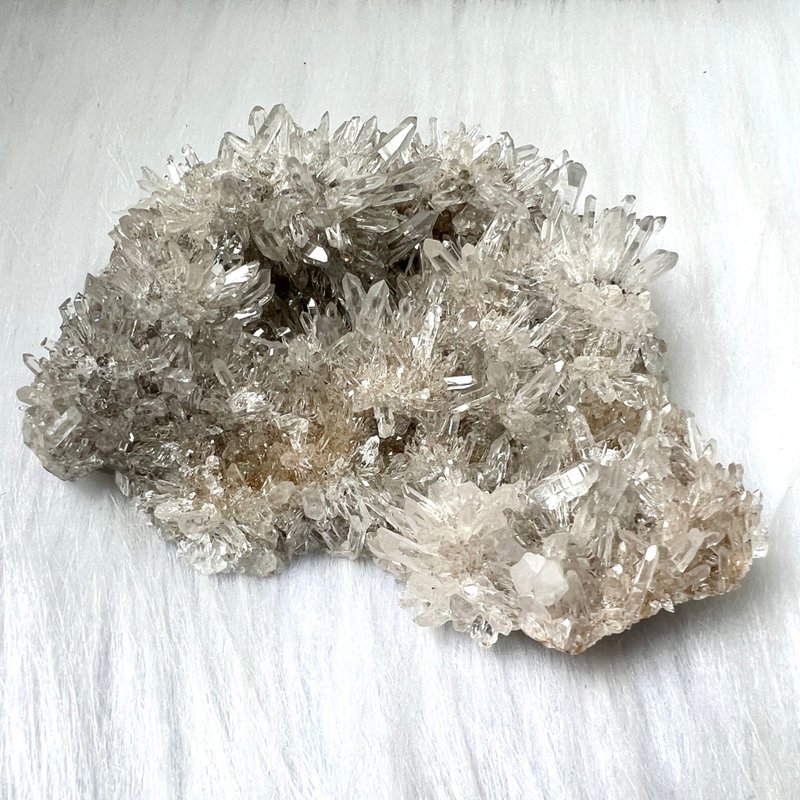 白菊花晶簇 | 水晶 | 水晶簇 | 水晶摆件 - 摆饰 - 水晶 透明