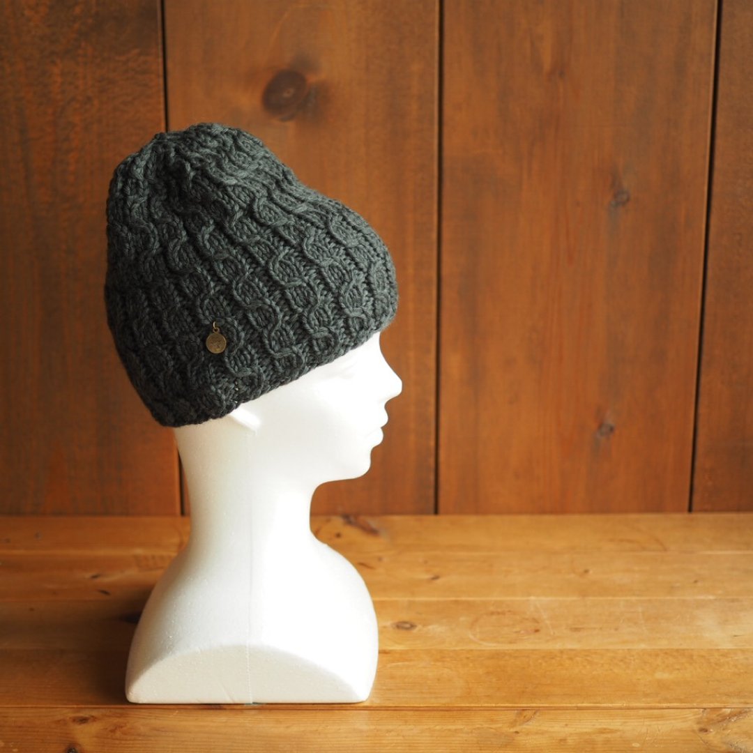 Wool knit cap - 帽子 - 羊毛 灰色