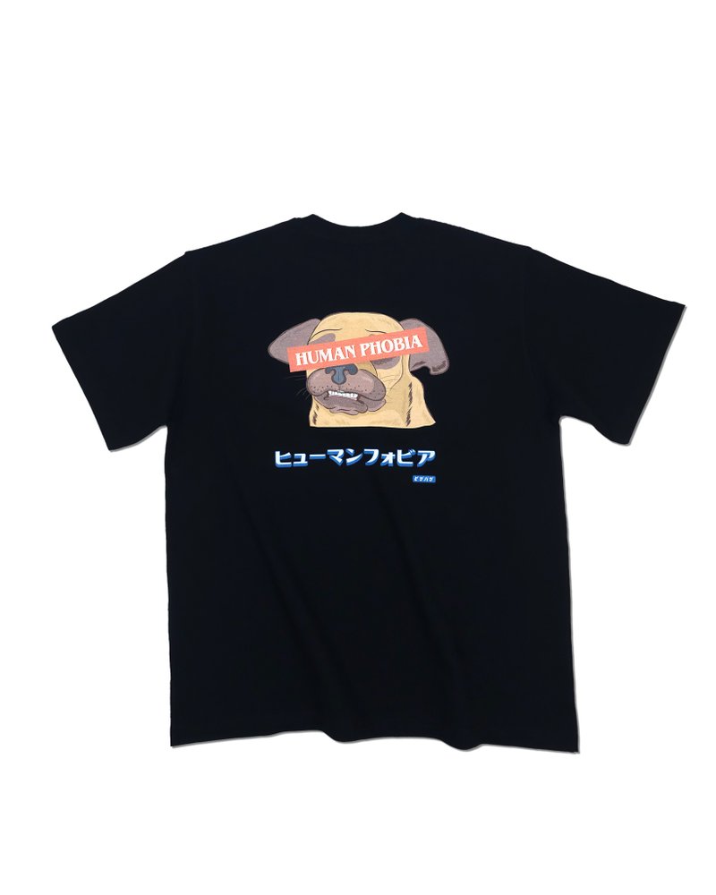 社交恐惧症 美式怀旧 重磅棉质圆领 Tshirt 衫系列 - 狗狗 - 中性连帽卫衣/T 恤 - 棉．麻 多色
