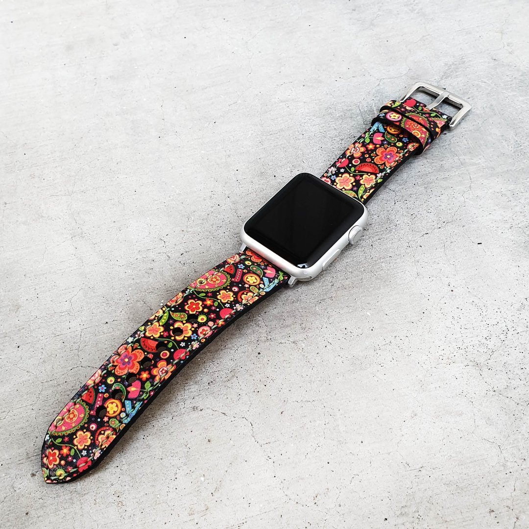 Apple Watch皮革表带38毫米42毫米40毫米44毫米 - 表带 - 真皮 多色